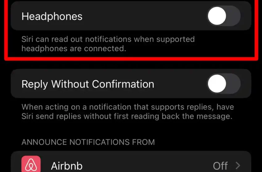  How to make Siri stop reading iPhone notifications?